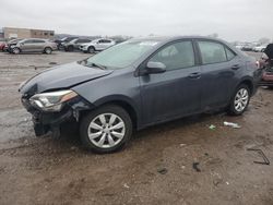 Salvage cars for sale at Kansas City, KS auction: 2016 Toyota Corolla L
