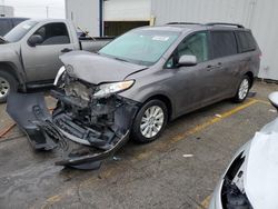 Salvage cars for sale from Copart Chicago Heights, IL: 2011 Toyota Sienna LE