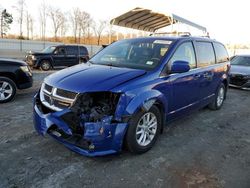 Salvage cars for sale from Copart Spartanburg, SC: 2019 Dodge Grand Caravan SXT