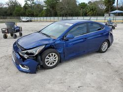 Salvage cars for sale from Copart Fort Pierce, FL: 2020 Hyundai Accent SE