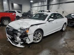 Salvage cars for sale at Ham Lake, MN auction: 2021 Audi A4 Premium 45