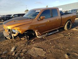 Salvage trucks for sale at Woodhaven, MI auction: 2012 Dodge RAM 1500 Sport