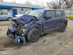 Salvage cars for sale at Wichita, KS auction: 2020 Jeep Renegade Sport