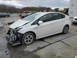 Salvage cars for sale from Copart Windsor, NJ: 2013 Toyota Prius