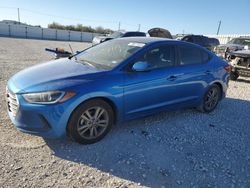 Salvage cars for sale from Copart San Antonio, TX: 2017 Hyundai Elantra SE