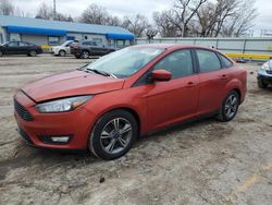 Salvage cars for sale from Copart Wichita, KS: 2018 Ford Focus SE