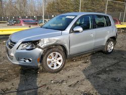 Salvage cars for sale at Waldorf, MD auction: 2009 Volkswagen Tiguan S