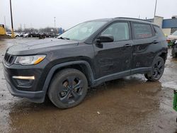 Salvage cars for sale from Copart Woodhaven, MI: 2018 Jeep Compass Latitude