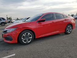 Salvage cars for sale from Copart Rancho Cucamonga, CA: 2018 Honda Civic LX