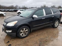 Chevrolet salvage cars for sale: 2011 Chevrolet Traverse LT