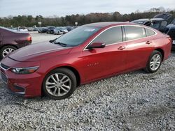 Salvage cars for sale from Copart Ellenwood, GA: 2017 Chevrolet Malibu LT