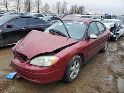 Ford Taurus SES Vehiculos salvage en venta: 2001 Ford Taurus SES