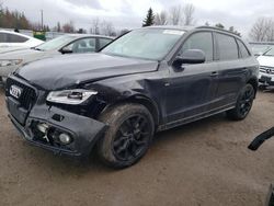Salvage cars for sale from Copart Bowmanville, ON: 2015 Audi Q5 Technik