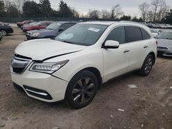 Salvage cars for sale at Madisonville, TN auction: 2016 Acura MDX Advance