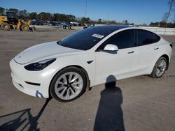 Salvage cars for sale from Copart Dunn, NC: 2022 Tesla Model 3