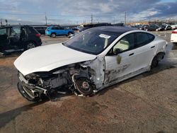 Salvage cars for sale from Copart Mentone, CA: 2021 Tesla Model S