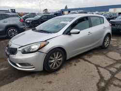 Salvage cars for sale at Woodhaven, MI auction: 2015 KIA Forte EX