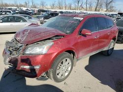 Salvage cars for sale from Copart Bridgeton, MO: 2014 Chevrolet Traverse LT