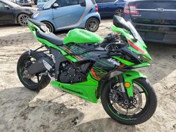 Salvage motorcycles for sale at Seaford, DE auction: 2024 Kawasaki ZX636 K