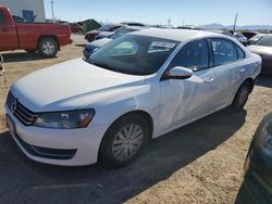 Salvage cars for sale at Tucson, AZ auction: 2012 Volkswagen Passat S