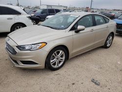 Salvage cars for sale from Copart Temple, TX: 2018 Ford Fusion SE