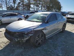 Salvage cars for sale at Loganville, GA auction: 2017 Honda Accord Sport