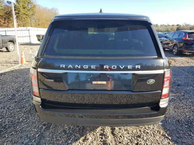 2017 Land Rover Range Rover HSE