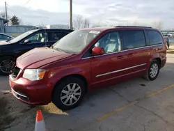 Salvage cars for sale at Dyer, IN auction: 2015 Chrysler Town & Country Touring