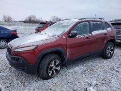 Salvage cars for sale at Wayland, MI auction: 2017 Jeep Cherokee Trailhawk