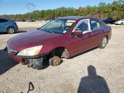 Salvage cars for sale from Copart Greenwell Springs, LA: 2006 Honda Accord EX