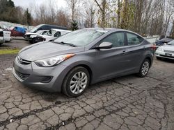 Salvage cars for sale at Portland, OR auction: 2012 Hyundai Elantra GLS