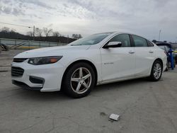 Chevrolet salvage cars for sale: 2016 Chevrolet Malibu LT