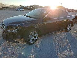 Salvage cars for sale at North Las Vegas, NV auction: 2014 Volkswagen Passat SE