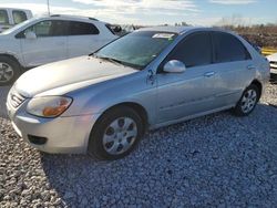 KIA Spectra EX salvage cars for sale: 2009 KIA Spectra EX