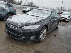 Salvage cars for sale at Bridgeton, MO auction: 2014 Tesla Model S