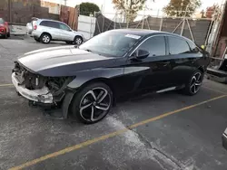 Honda Accord Sport Vehiculos salvage en venta: 2019 Honda Accord Sport