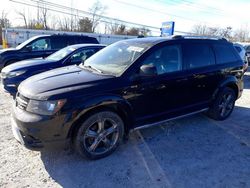 Salvage cars for sale from Copart Walton, KY: 2017 Dodge Journey Crossroad
