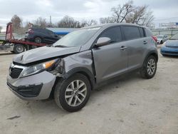 Salvage cars for sale from Copart Wichita, KS: 2015 KIA Sportage LX