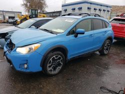 Subaru Vehiculos salvage en venta: 2016 Subaru Crosstrek Premium