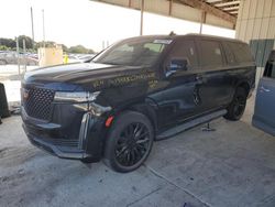 Salvage cars for sale at Homestead, FL auction: 2021 Cadillac Escalade ESV Premium Luxury