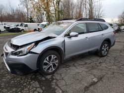 Subaru Outback Limited salvage cars for sale: 2020 Subaru Outback Limited