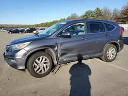 Salvage cars for sale at Brookhaven, NY auction: 2015 Honda CR-V EX