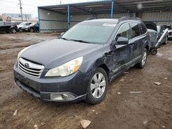Salvage cars for sale from Copart Colorado Springs, CO: 2011 Subaru Outback 2.5I Premium