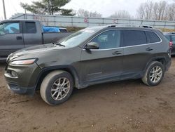 Salvage cars for sale from Copart Davison, MI: 2015 Jeep Cherokee Latitude