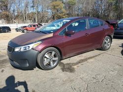 KIA Forte LX salvage cars for sale: 2018 KIA Forte LX