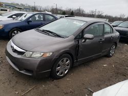 Salvage cars for sale from Copart Louisville, KY: 2011 Honda Civic LX