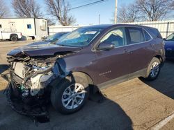 Salvage cars for sale from Copart Moraine, OH: 2019 Chevrolet Equinox LT