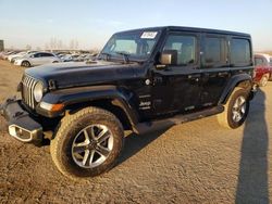 Salvage cars for sale at Bowmanville, ON auction: 2022 Jeep Wrangler Unlimited Sahara