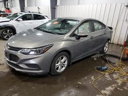 Salvage cars for sale from Copart Ham Lake, MN: 2017 Chevrolet Cruze LT