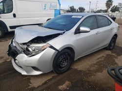 Salvage cars for sale at San Diego, CA auction: 2015 Toyota Corolla L